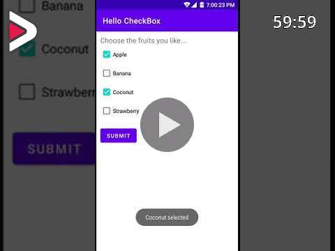 Android Checkbox Example Demo Android Studio Tutorial For Beginners Kotlin And Java Dideo