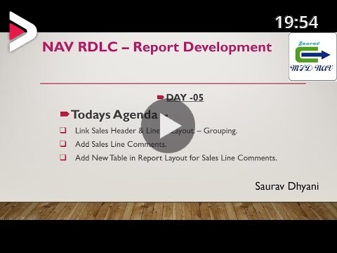 Day 05 How To Develop RDLC Report In Microsoft Dynamics NAV