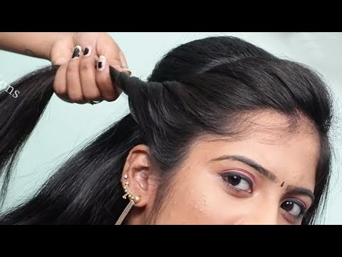 3 Different Party hairstyle 2020 for girls | Hair Style Girl | Easy  Hairstyles for long hair girls دیدئو dideo