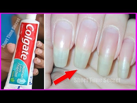 How To GROW Long Strong Nails Fast At Home with TOOTHPASTE | Grow Long and  Strong Nails Super Fast دیدئو dideo