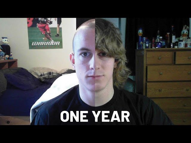 Picture A Day - Hair Growing 1 Year - Time-Lapse دیدئو dideo