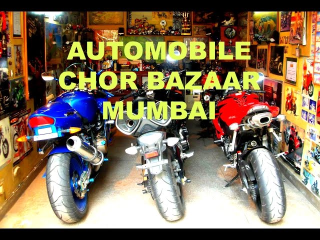 Automobile Market in Mumbai I Famous Chor Bazar Mumbai Market I Bikes & Car  Spare Parts Market دیدئو dideo