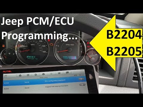 Jeep Grand Cherokee used PCM/ECU programming with the MaxiSys 908P. دیدئو  dideo