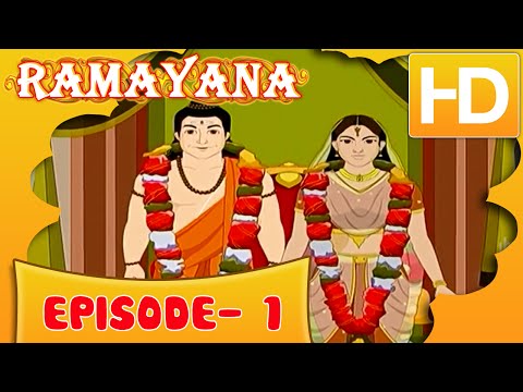 Ramayan Short Story For Kids | Ramayan in Hindi | Animated Cartoon Story  For Kids Ep 1 | Kahaniyaan دیدئو dideo