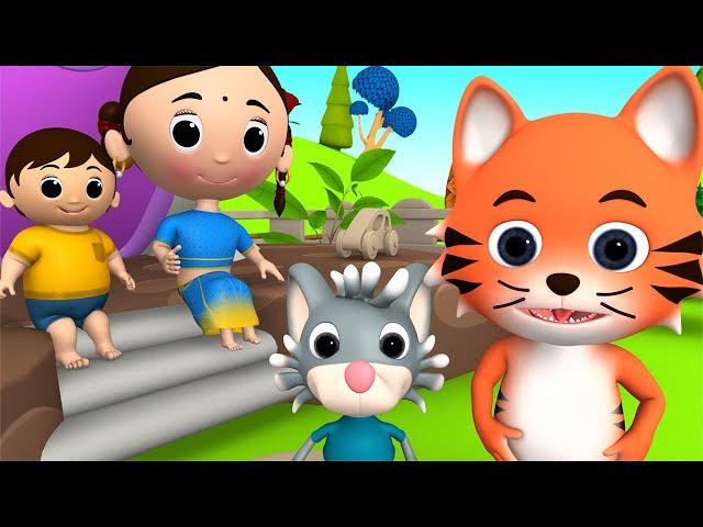 बिल्ली मौसी - Billi Mausi Billi Mausi - Hindi Rhymes | Cartoon Animated  Nursery Rhymes for Children دیدئو dideo