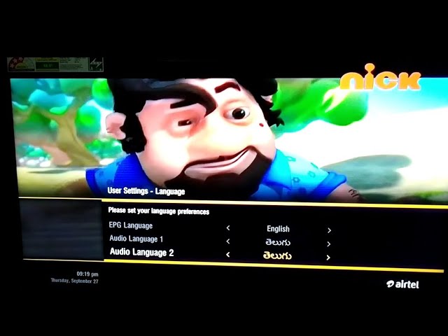 How to Change the language of regional channels in Airtel Dish TV |  Language Change Airtel Digital T دیدئو dideo