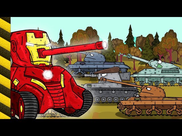 Big tank cartoon. Military tank attack tanks VS Monster Truck Cartoon about  tank. دیدئو dideo