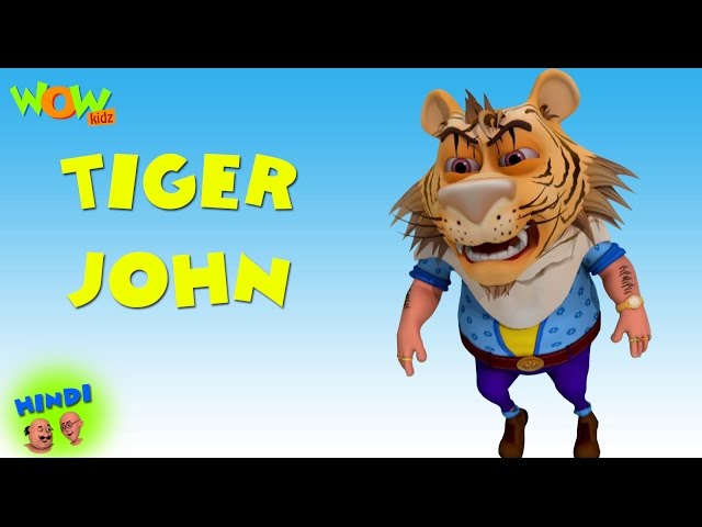 Motu Patlu Cartoons In Hindi | Animated Series | Tiger John | Wow Kidz  دیدئو dideo