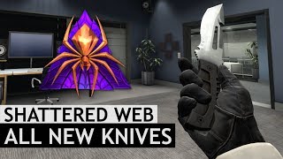 Operation Shattered Web Knives: All Rare Inspect & Draw Animations CS:GO  دیدئو dideo