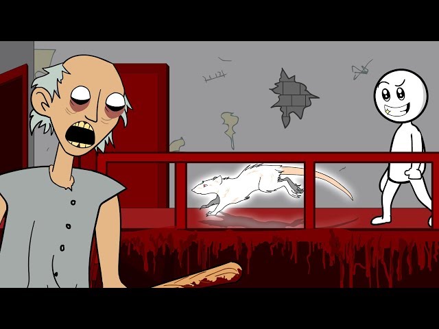 GRANNY THE HORROR GAME ANIMATION #12 : The Pet Rat in Nightmare mode دیدئو  dideo
