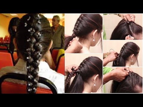 Sagar choti|Very beautiful&Easy Hairstyle for Indian Girls|step by step  hairstyle tutorial|hairstyle دیدئو dideo