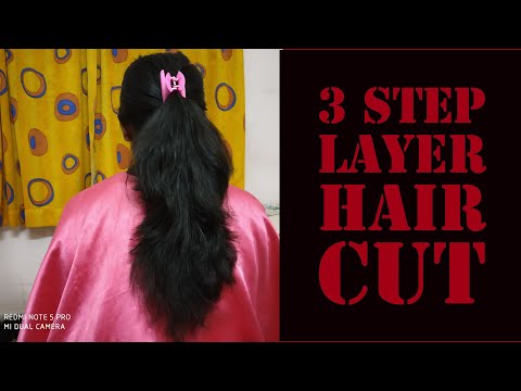 special 3 Step layer hair cut دیدئو dideo
