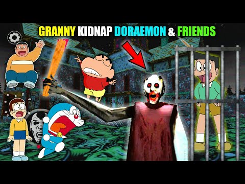 VAMPIRE GRANNY KIDNAP DORAEMON NOBITA GIAN AND FRIENDS || Vampire Granny 3  Train Escape Doraemon دیدئو dideo