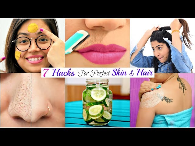 7 Life Saving HACKS for Perfect SKIN & HAIR | #Beauty #Skincare #Sketch # Anaysa دیدئو dideo