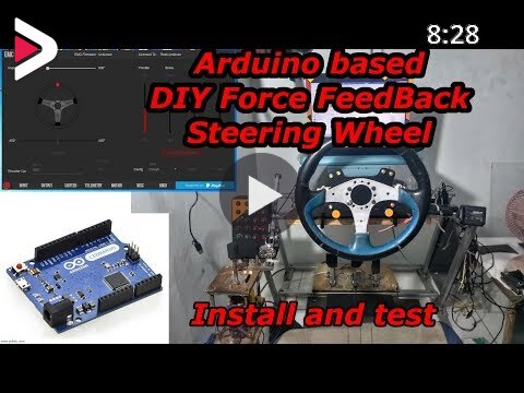 Install And Test Latest Emc Utility Arduino Based Diy Force Feedback Steering Wheel دیدئو Dideo