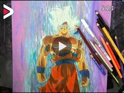 Drawing Master Ultra Instinct Goku | Higher Quality Videos دیدئو dideo
