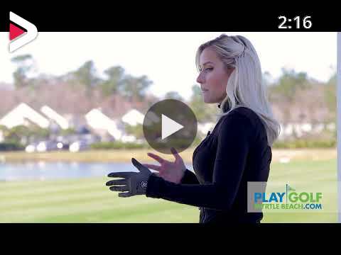 Golf Tip from Paige Spiranac: Hitting Balls Below and Above Your Feet ...