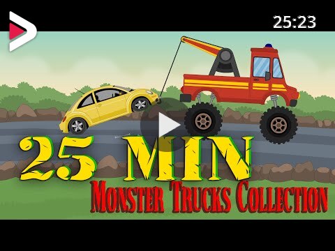 jcb video for children - jcb - monster trucks for children cartoons - jcb  cartoon دیدئو dideo